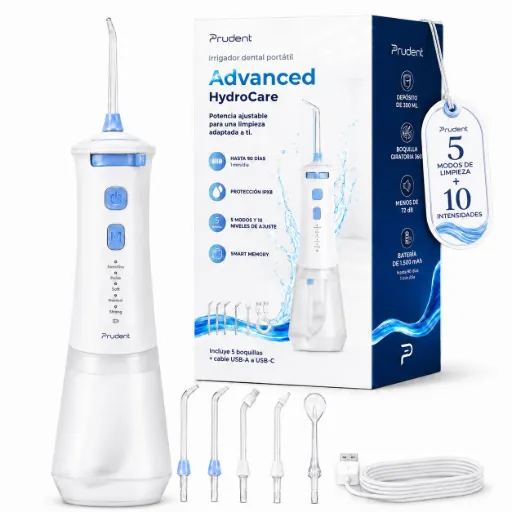 Prudent Advanced HydroCare — irrigador dental portátil
